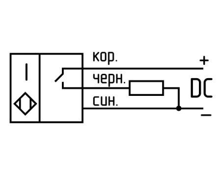 Датчик бесконтактный индуктивный И11-NO-PNP-ПГ(Текаформ, Lкаб=3м)