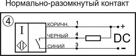 Датчик бесконтактный индуктивный ИВ32-NO-NPN-ПГ-BT(12X18H10T)