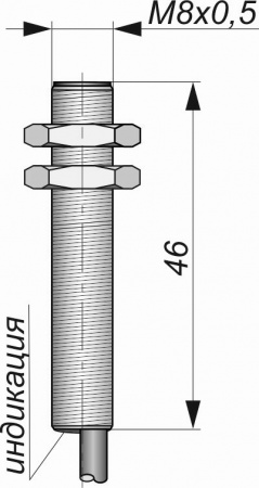 Датчик бесконтактный индуктивный И85-NO-PNP(Л63)